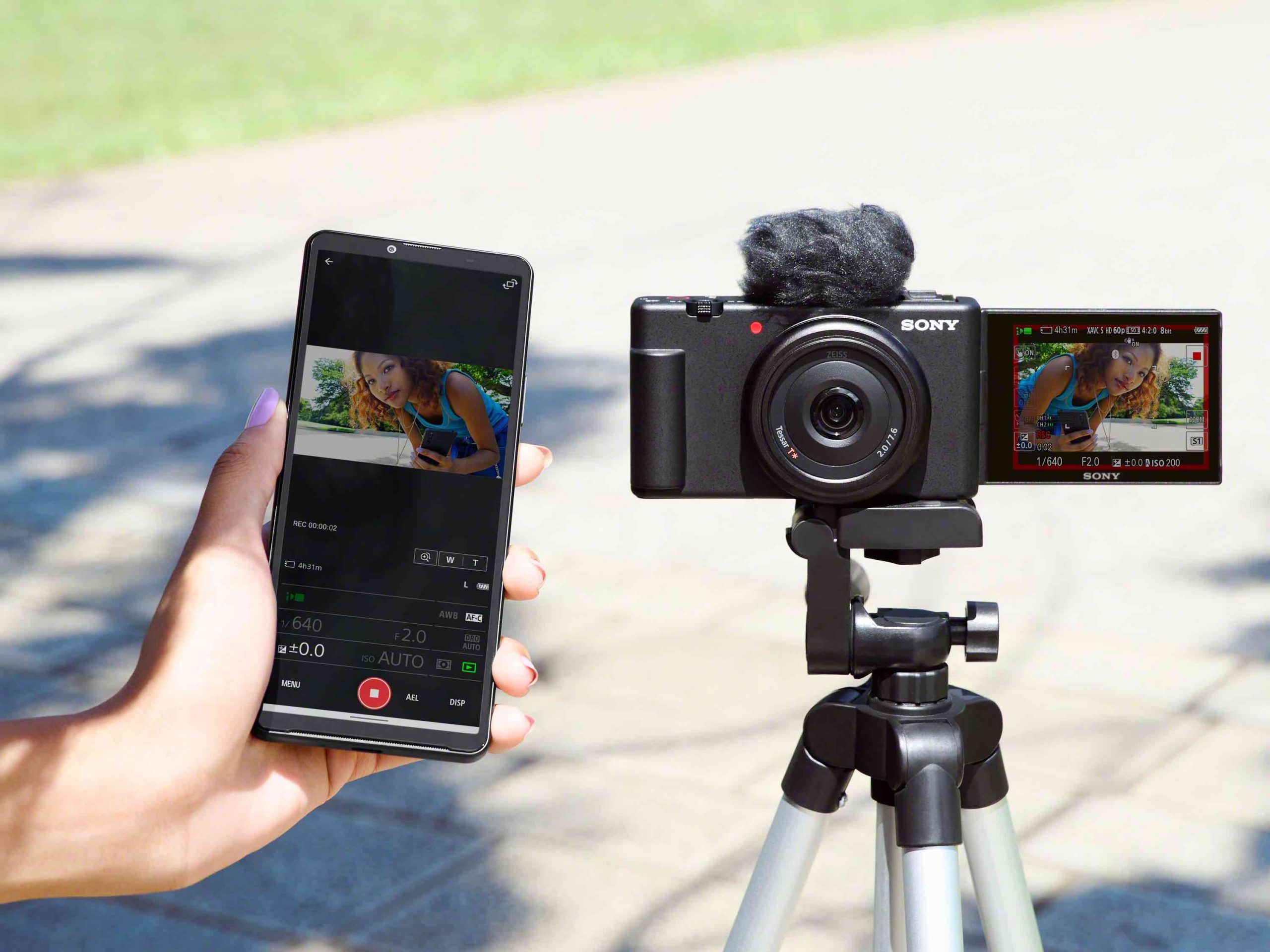 Sony Expands Vlogging Line Up With New ZV 1F The Vibe ZA   CX64700 Black Remote Large Scaled 