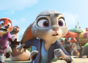 [L-R] Nick Wilde (voiced by Jason Bateman) and Judy Hopps (voiced by Ginnifer Goodwin) in Walt Disney Animation Studios' "Zootopia 2." From the Oscar®-winning team of Disney Animation chief creative officer Jared Bush and Byron Howard (directors) and Yvett Merino (producer), “Zootopia 2” opens in theaters Nov. 26. © 2025 Disney Enterprises, Inc. All Rights Reserved.