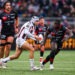 Louis Bielle-Biarrey of UBB during the Top 14 match between Lyon and Bordeaux at Matmut Stade de Gerland on March 28, 2026 in Lyon, France. Photo by Anthony Bibard/FEP/Icon Sport via Getty Images)