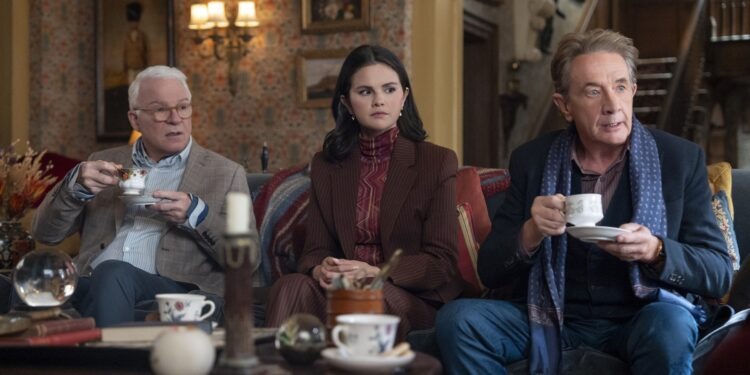 ONLY MURDERS IN THE BUILDING - Season 6 - “First Look” - (Disney/Miya Mizuno)
STEVE MARTIN, SELENA GOMEZ, MARTIN SHORT