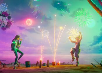 (from left) Raissa (Liza Soberano) and Jo (H.E.R.) in DreamWorks Animation’s Forgotten Island, directed by Joel Crawford and Januel Mercado.