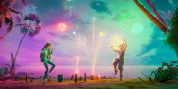 (from left) Raissa (Liza Soberano) and Jo (H.E.R.) in DreamWorks Animation’s Forgotten Island, directed by Joel Crawford and Januel Mercado.