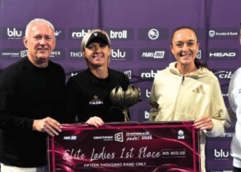 (From left) Norbert Sasse, Debbie van Aswegen, Linge Steenkamp, Paul
Atkinson.