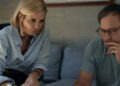 Mariana van Zeller and Jeff Plunkett speak with a National Geographic executive on the phone. (National Geographic)